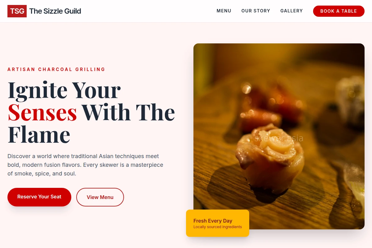 Grill Asian Fusion Food