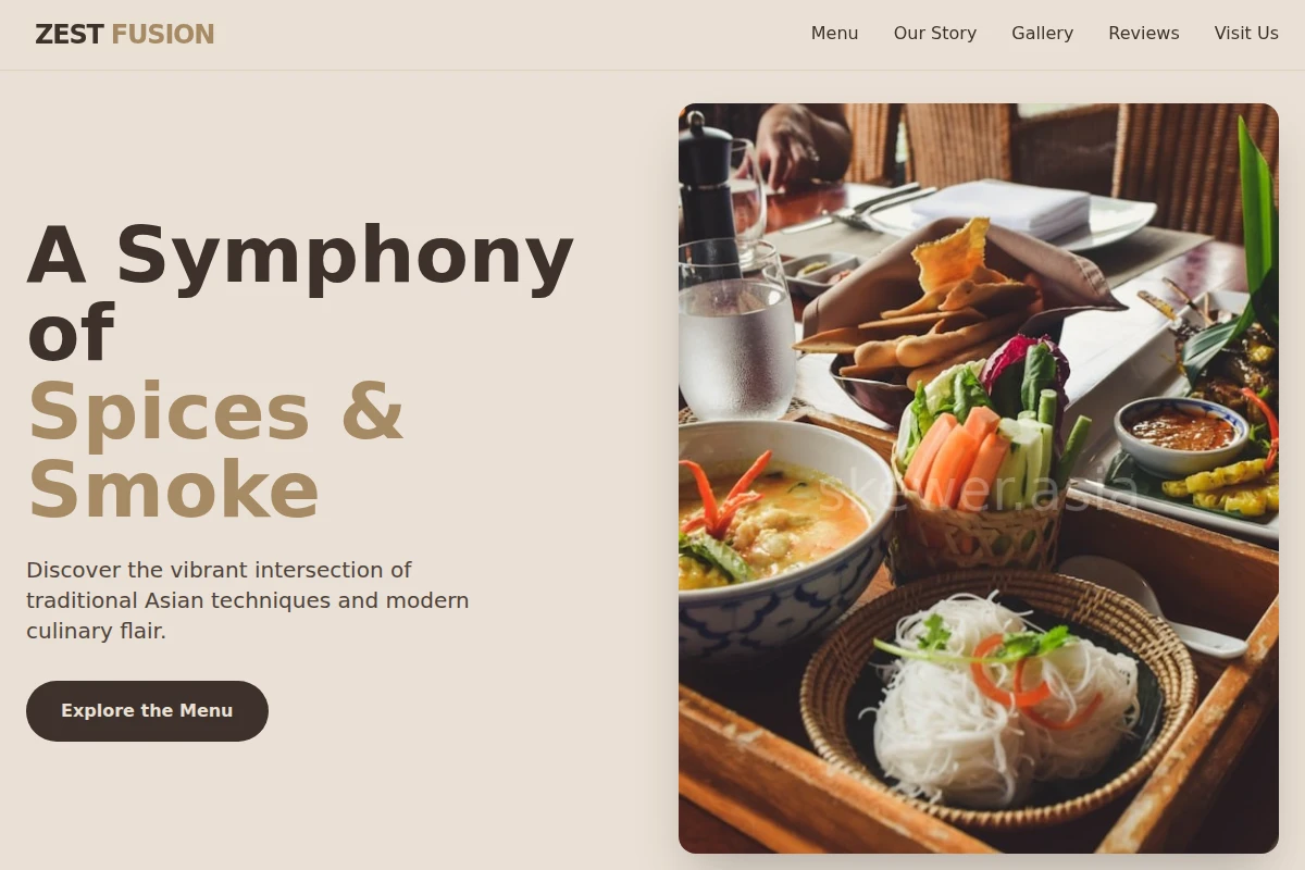 Zest Asian Fusion Food
