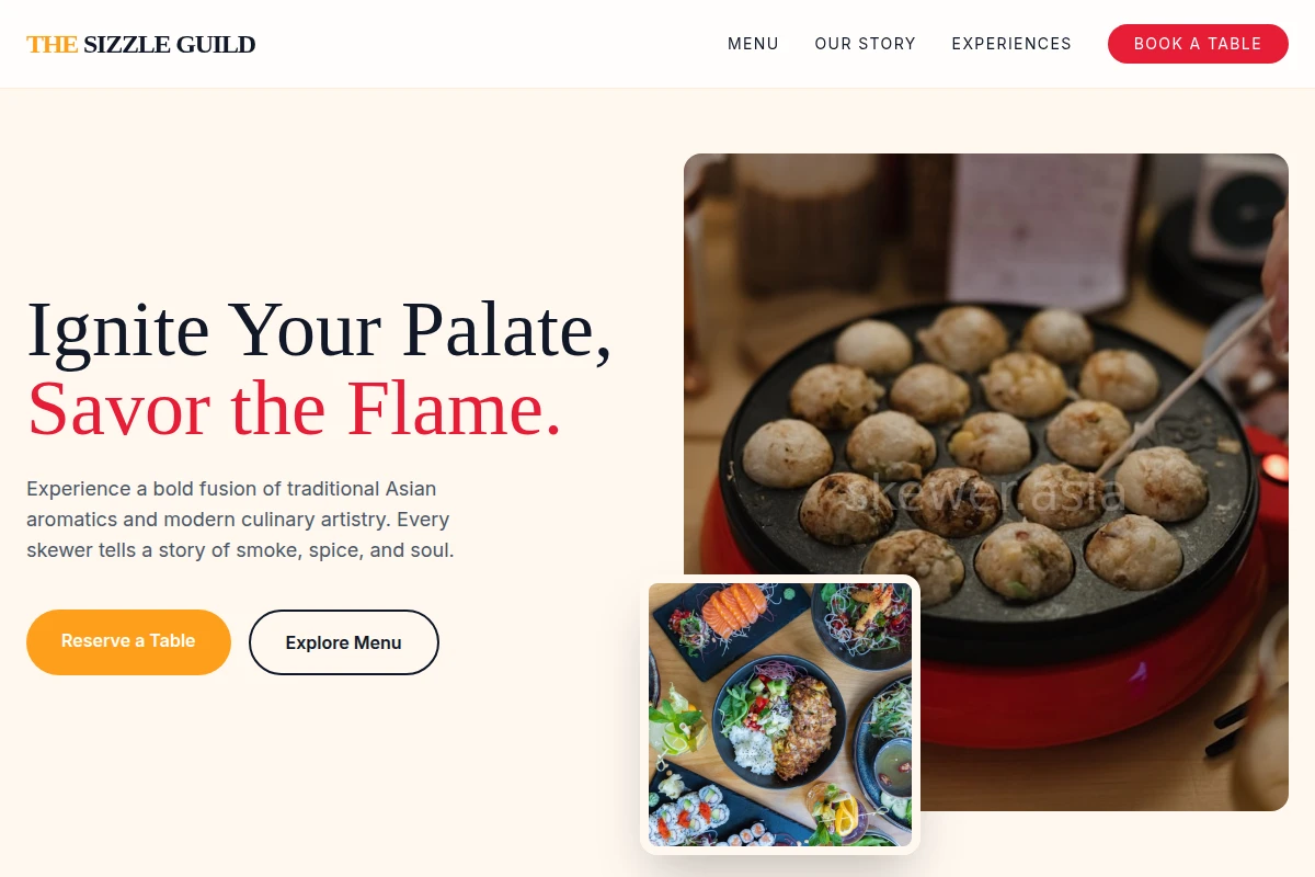 Flame Asian Fusion Food