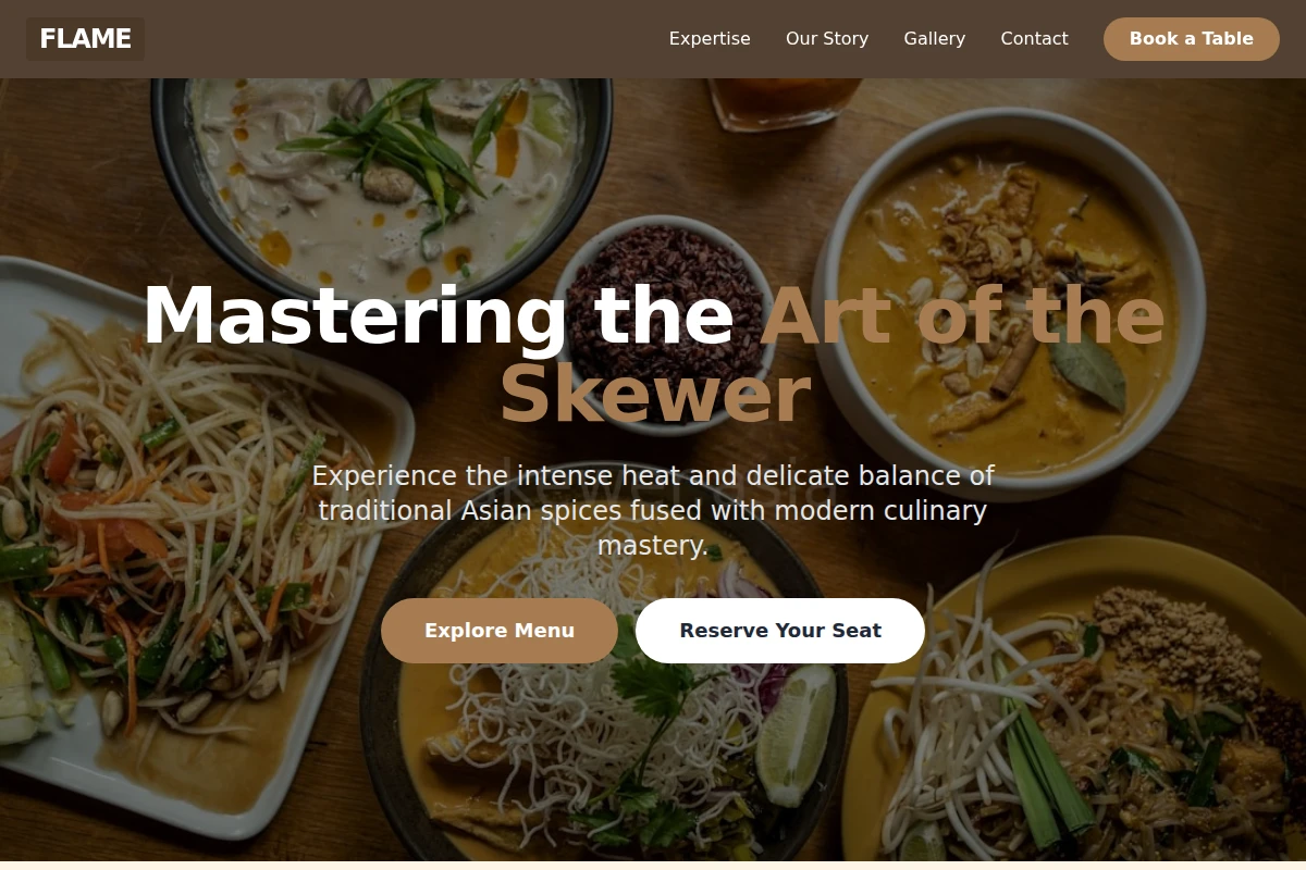 Flame Asian Fusion Food