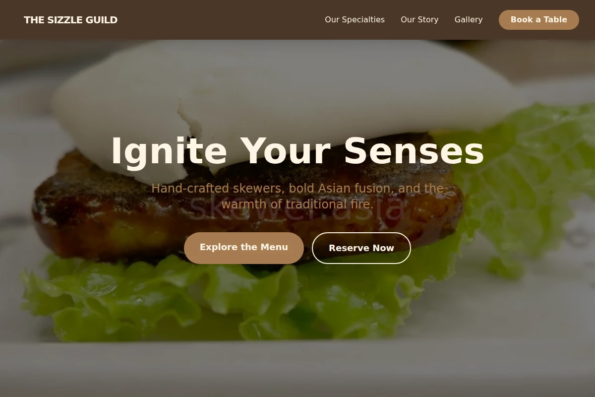 Local-Flavor Asian Fusion Food