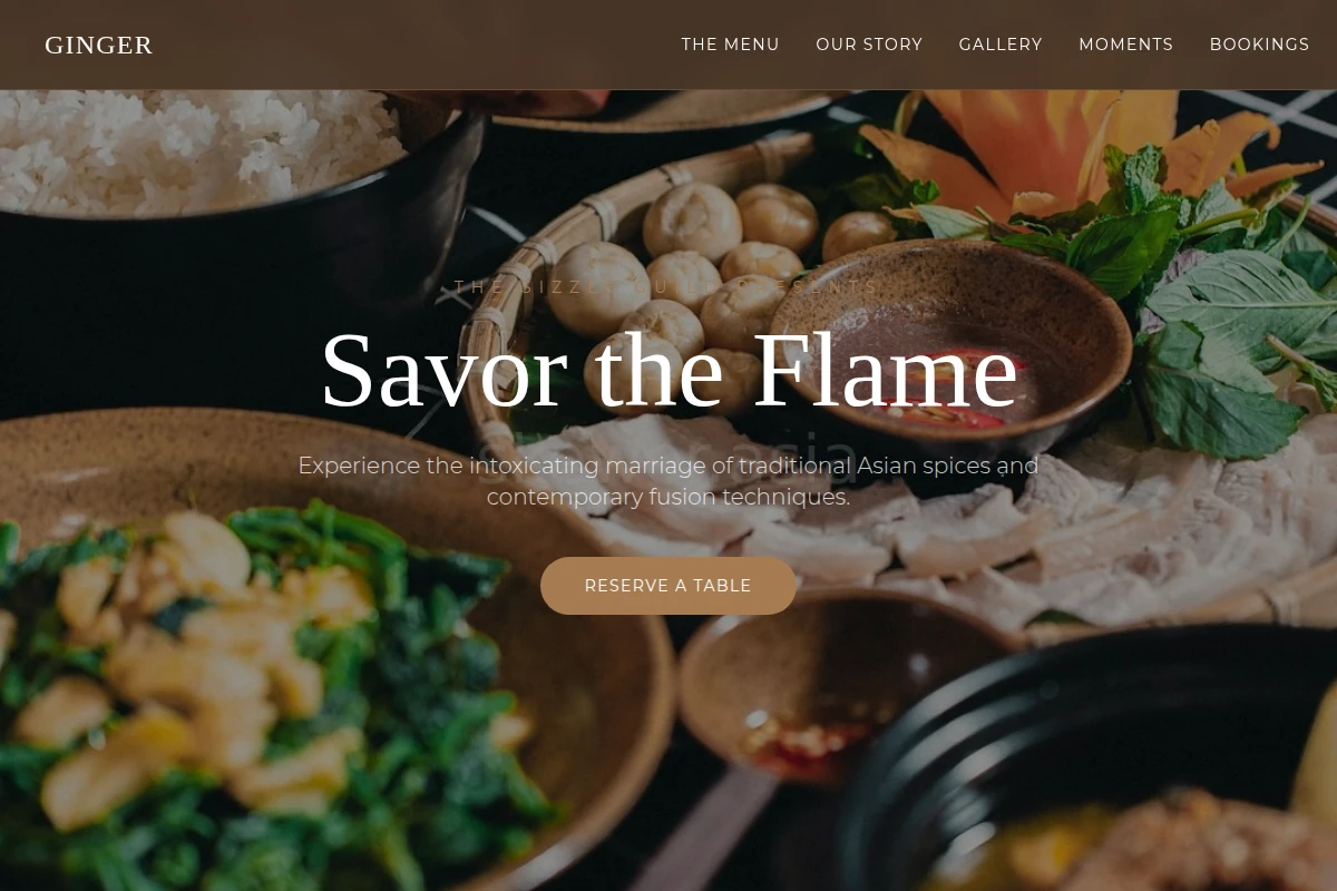 Ginger Asian Fusion Food