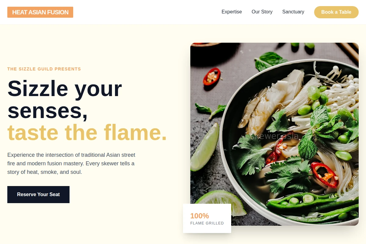 Heat Asian Fusion Food