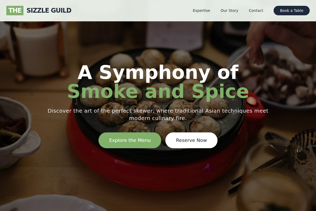 Savory Asian Fusion Food