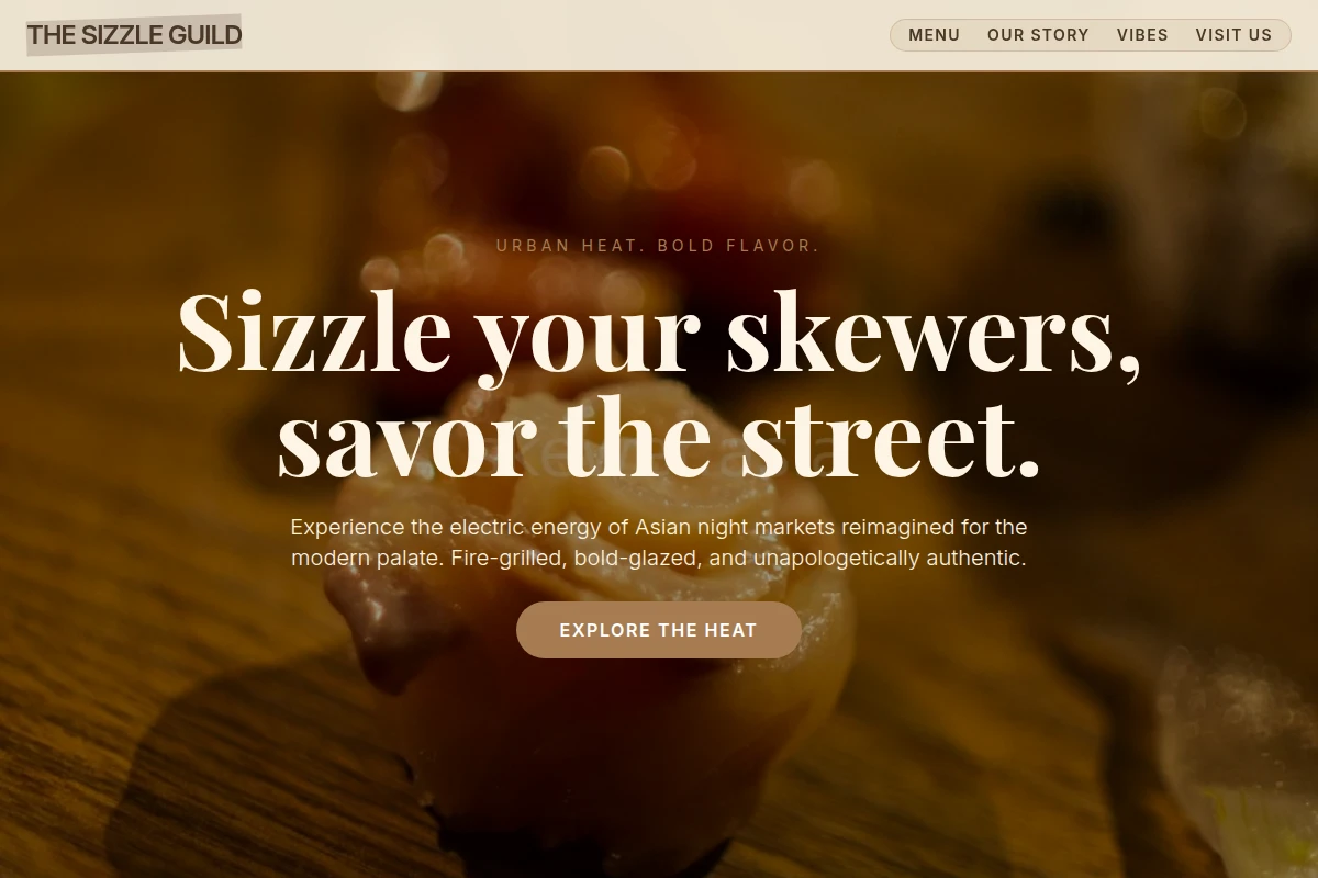 Street Asian Fusion Food