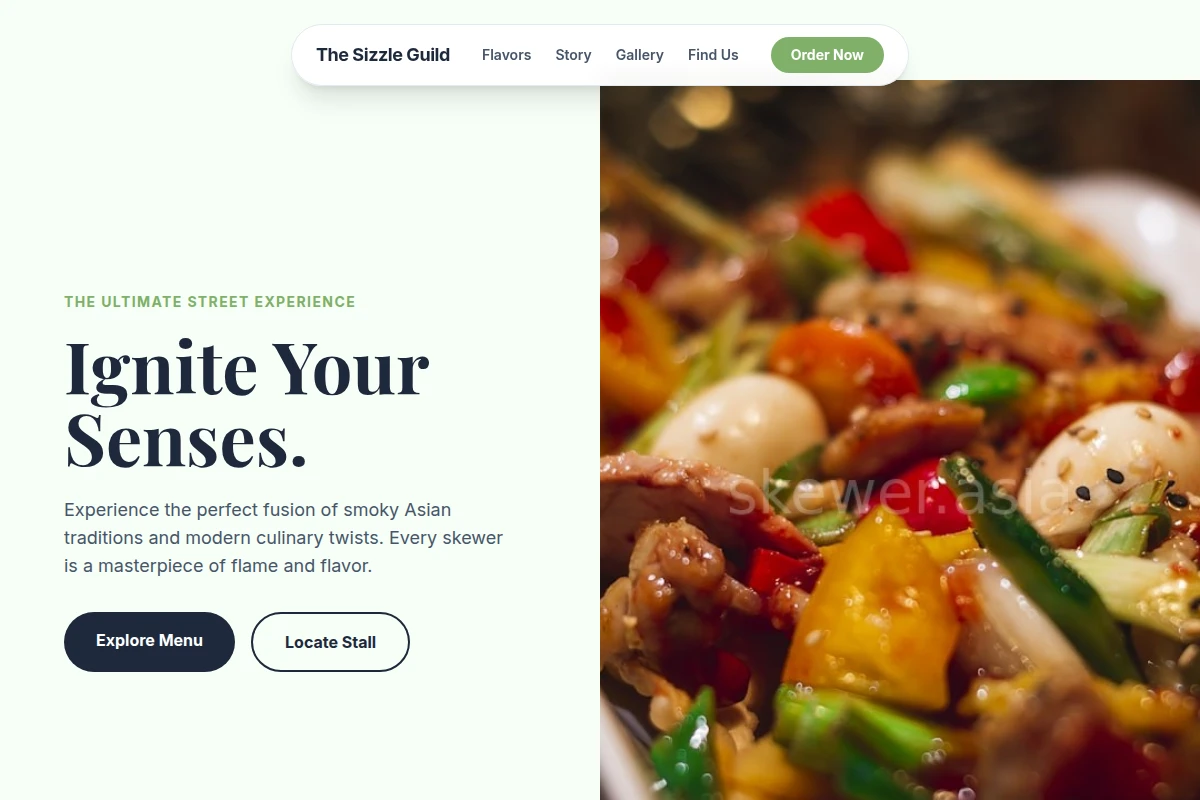 Stall Asian Fusion Food