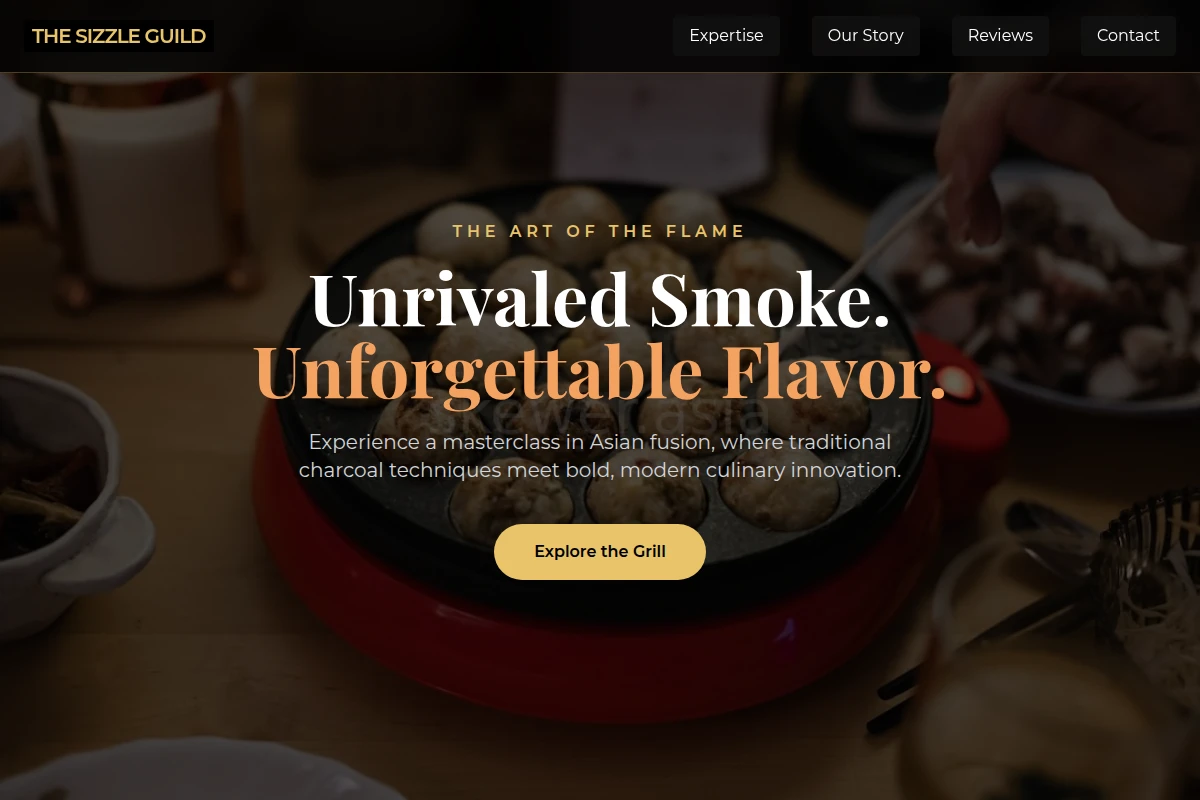 Grill-Master Asian Fusion Food