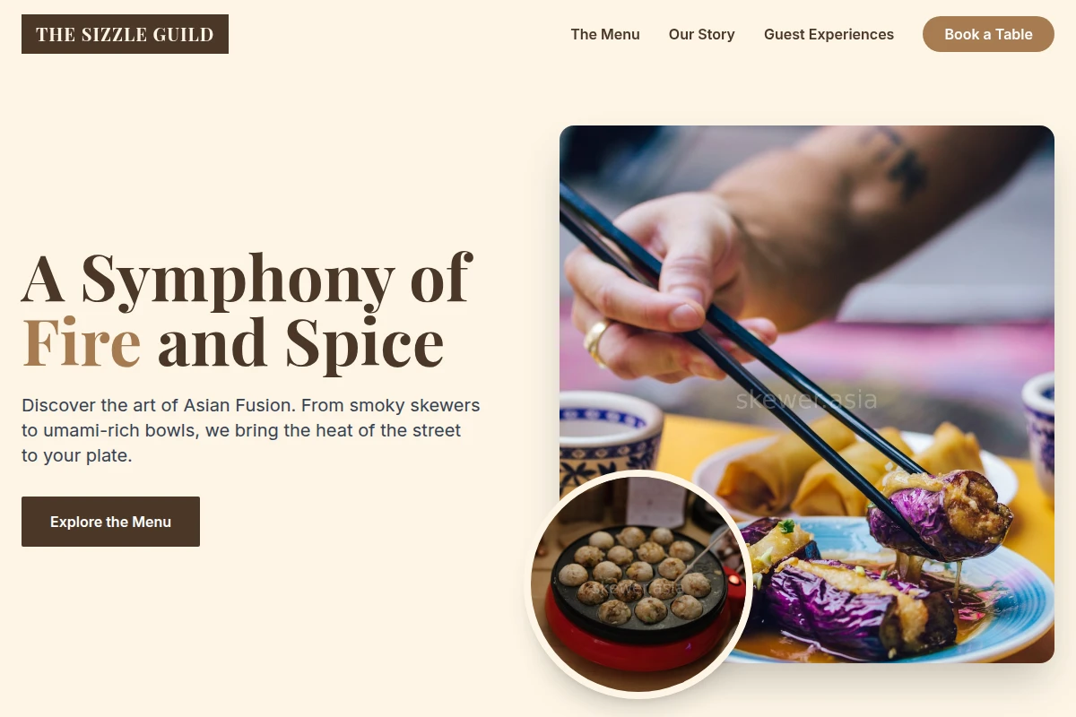 Flame Asian Fusion Food