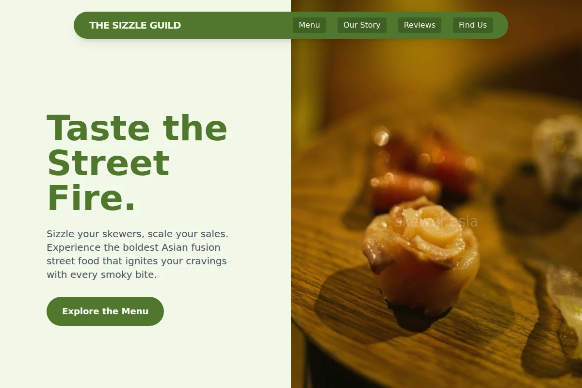 Street Asian Fusion Food