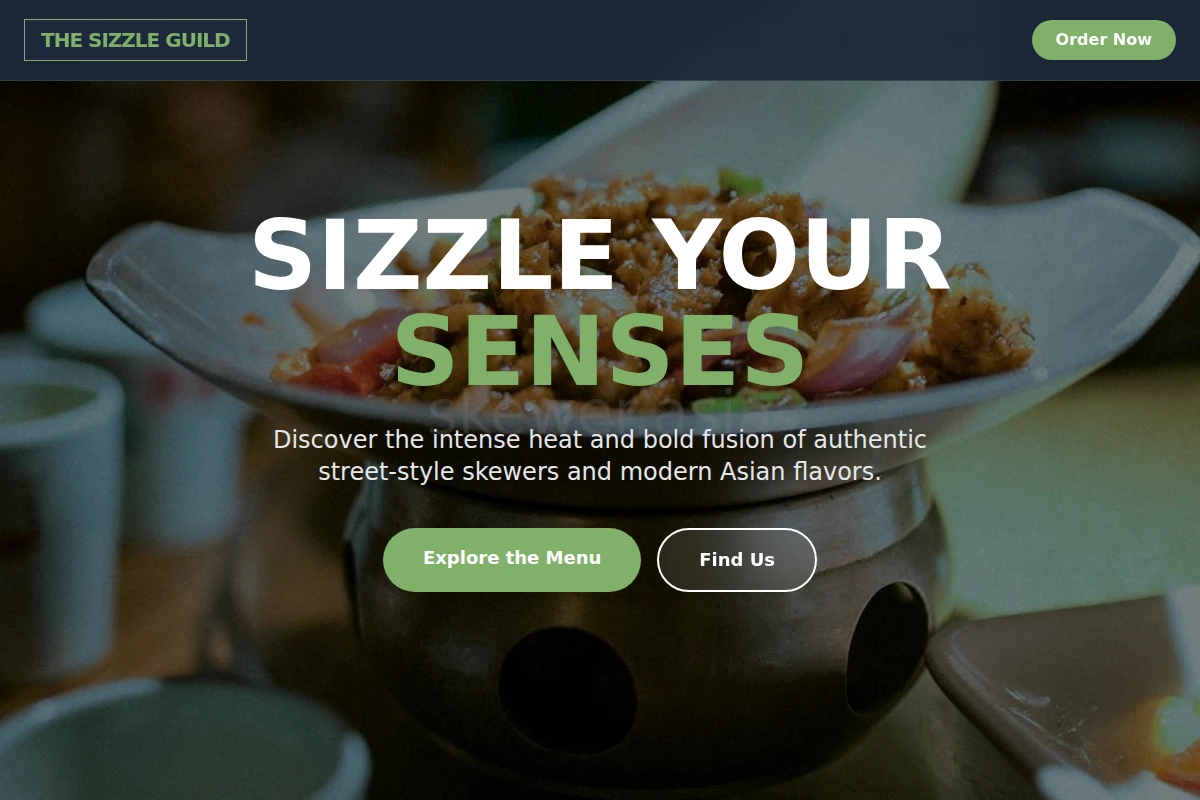 Hawker-Style Asian Fusion Food