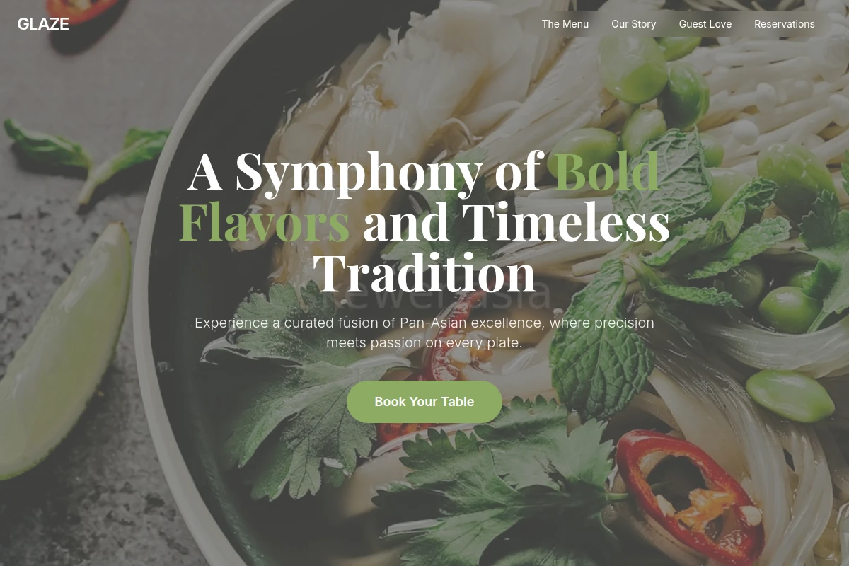 Glaze Asian Fusion Food