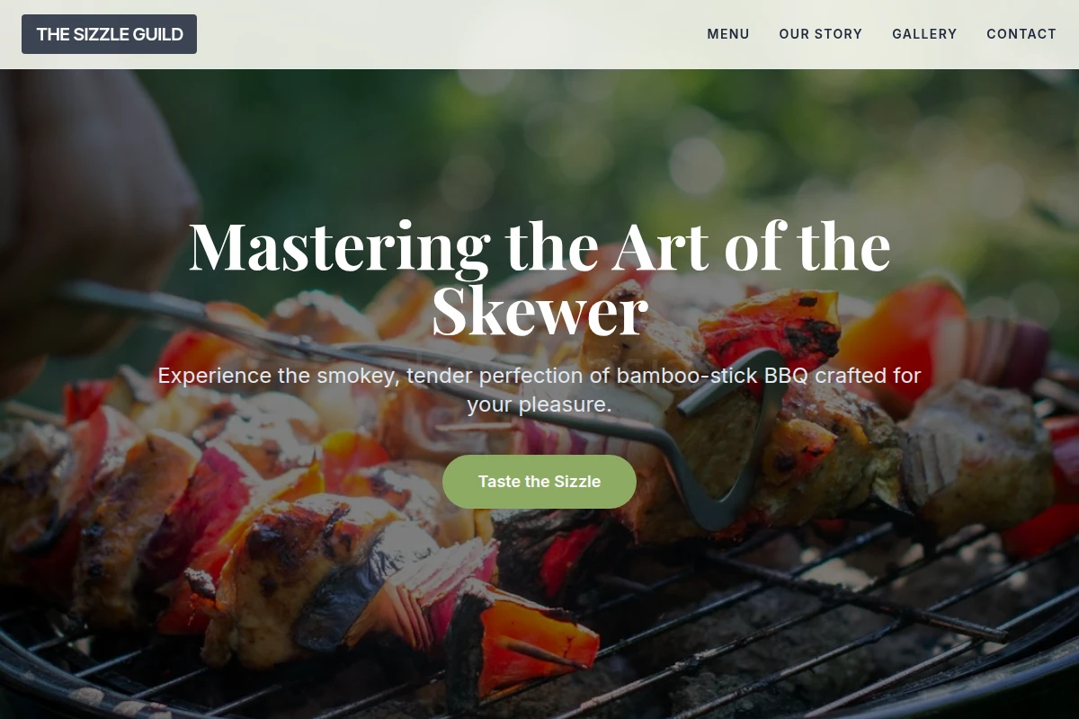 Bamboo-Stick Bbq