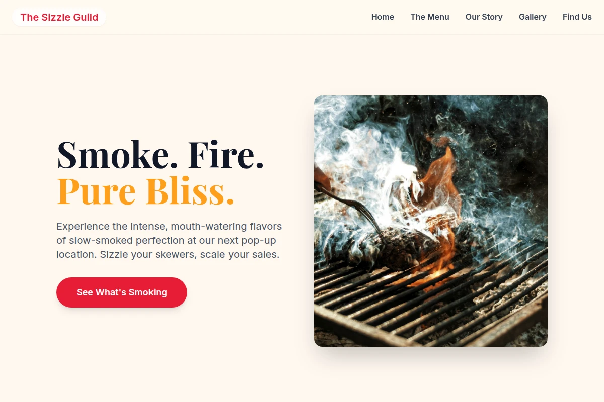 Pop-up Bbq