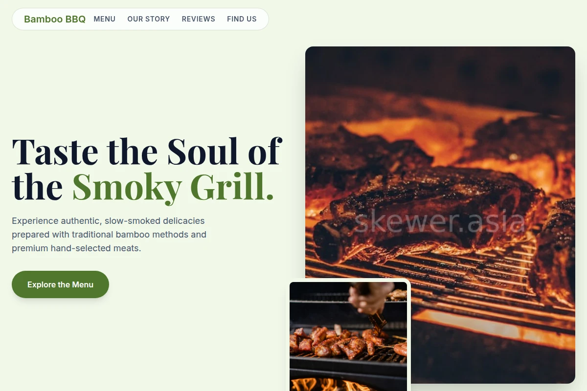 Bamboo Bbq