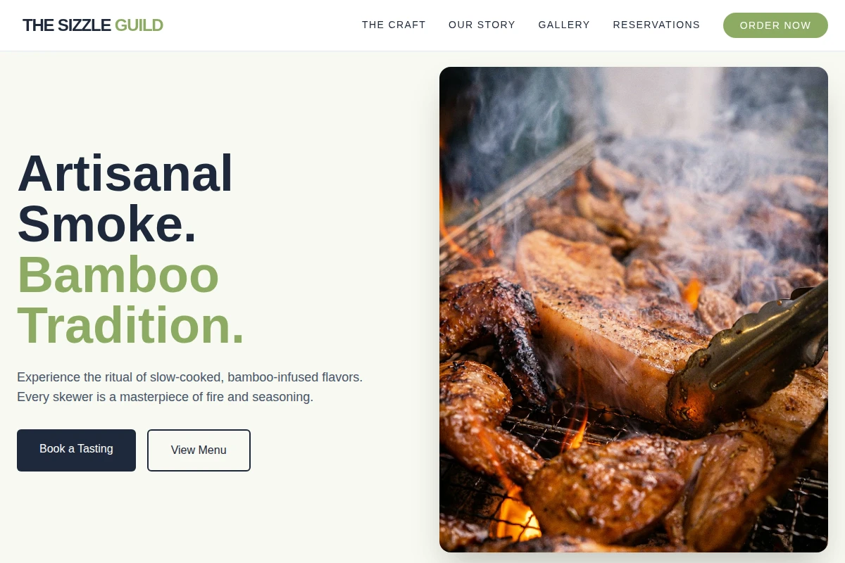 Bamboo-Stick Bbq