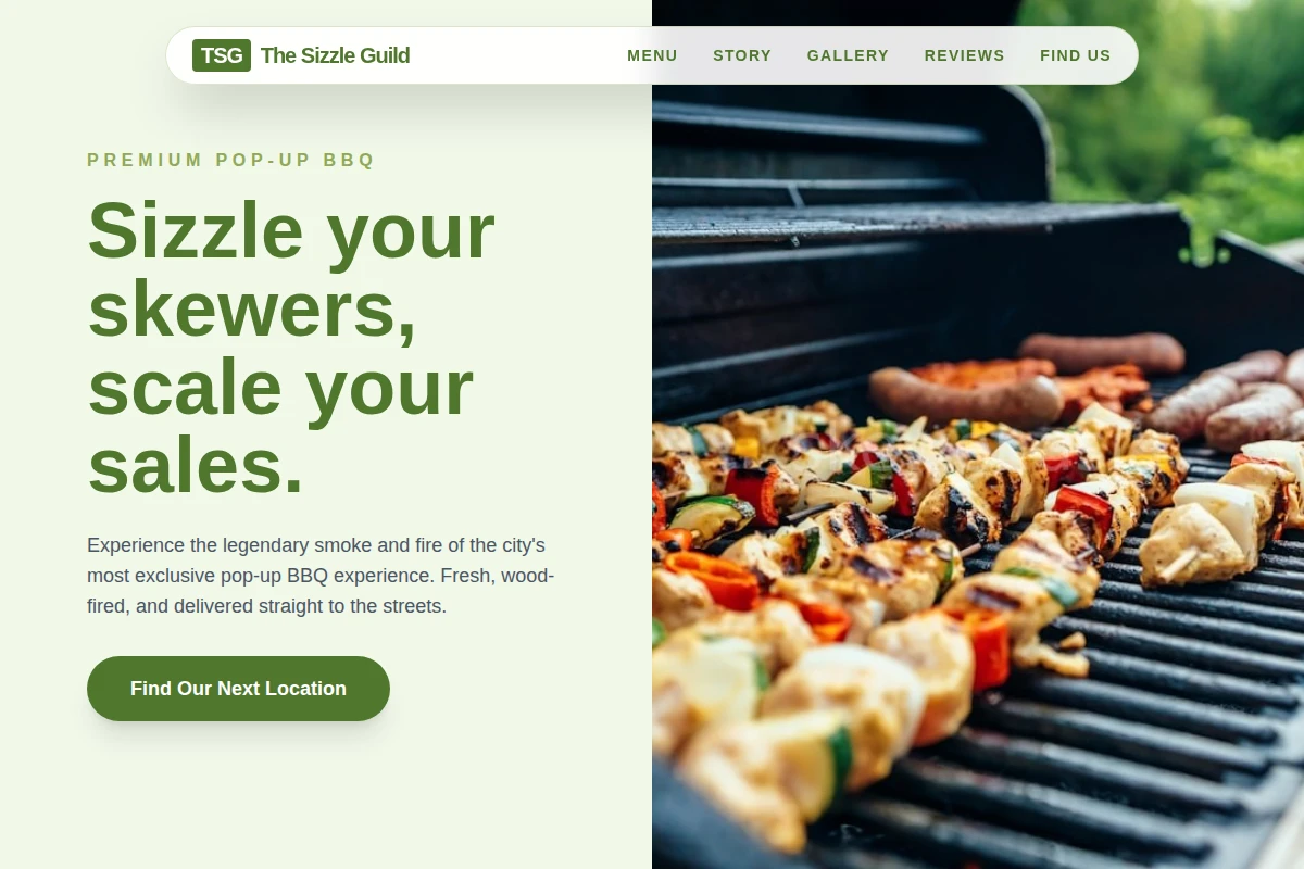 Pop-up Bbq
