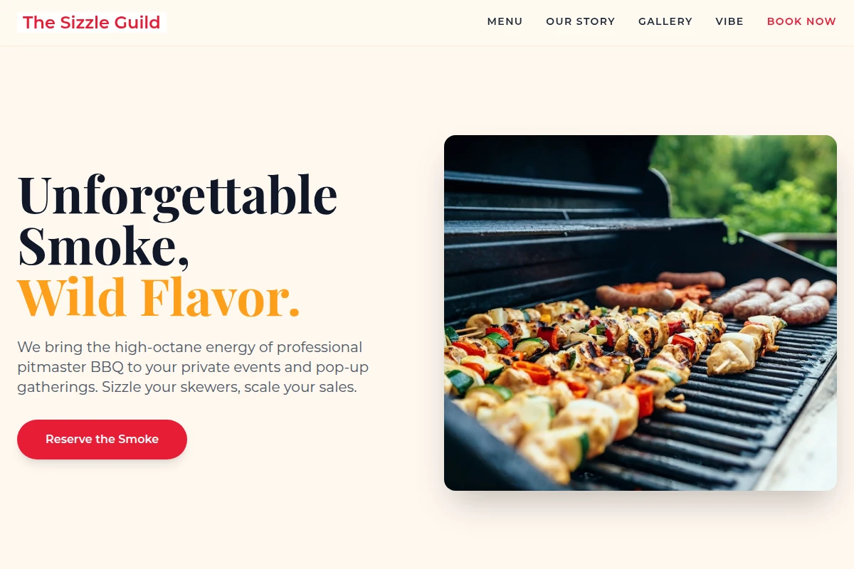 Pop-up Bbq
