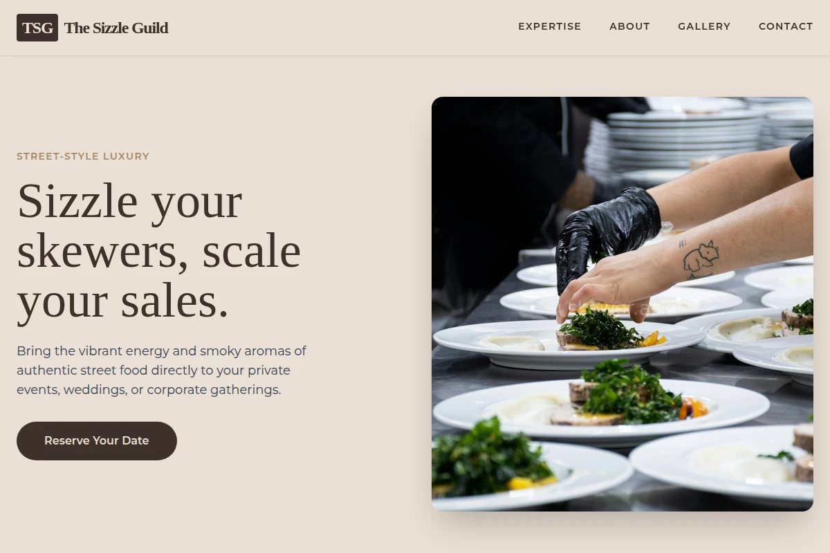 Hawker-Style Catering