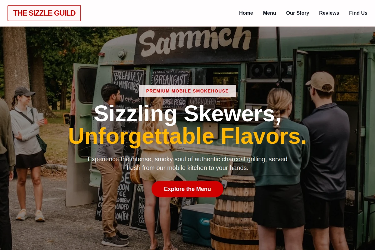 Charcoal Food Truck