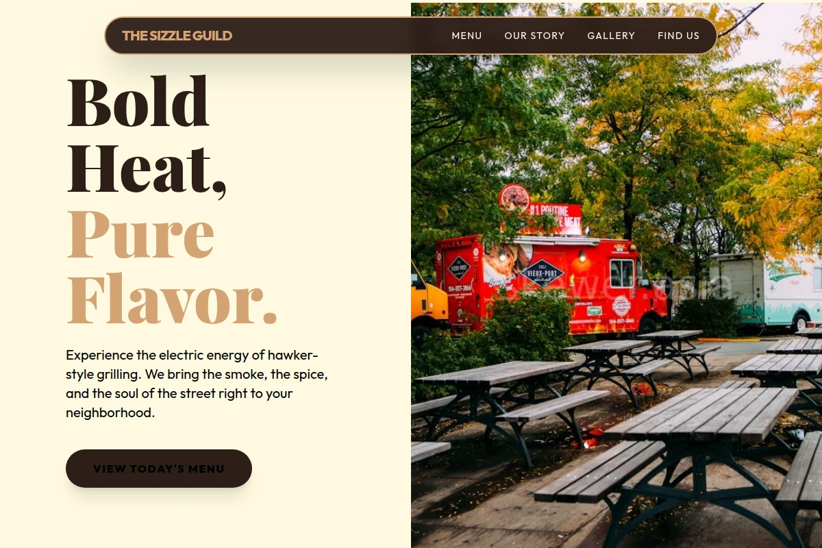 Hawker-Style Food Truck