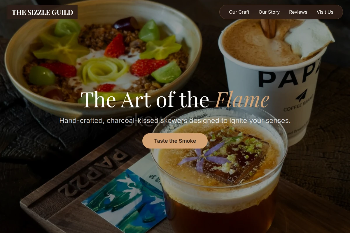 Flame-Grilled Specialty Food